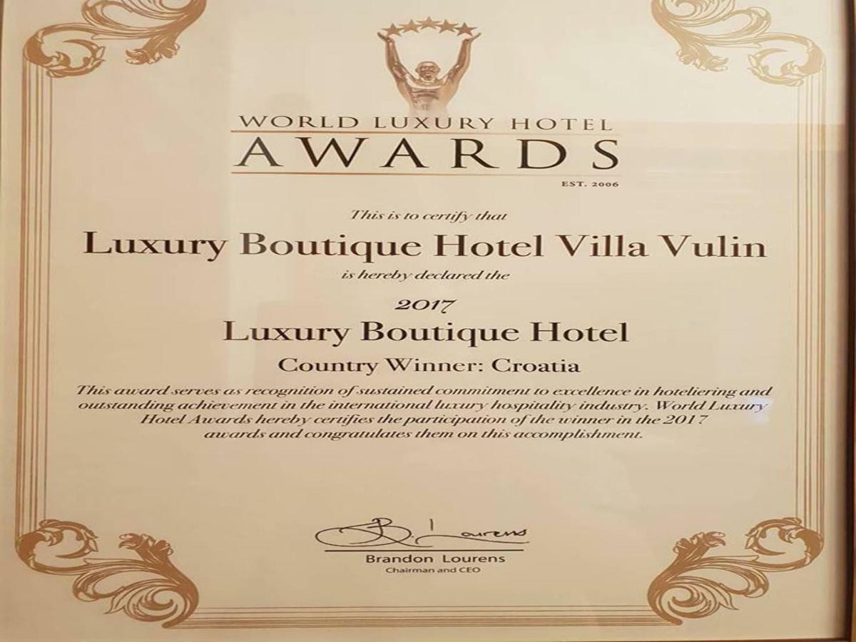 Luxury Boutique Hotel Villa Vulin Pula Exterior photo